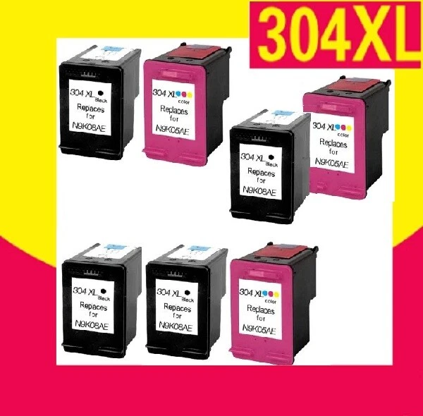 ILLICOENCRE Cartouches alternatives pour HP 304 / 304XL DeskJet Envy 3730 3732 3733 3735