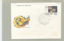 BIGLIETTO POSTALE 1992 GALILEO GALILEI ANNULLO SPECIALE