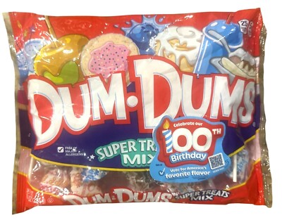 Dum Dums Super Treats Mix Lollipops 16 Asst. Flavors 8.4 oz/36 Pops Food+Drinks