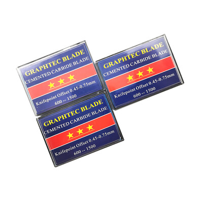 10Pcs HQ Graphtec CB09 Blades Vinyl Cutter Cutting Plotter 30°  45° 60°