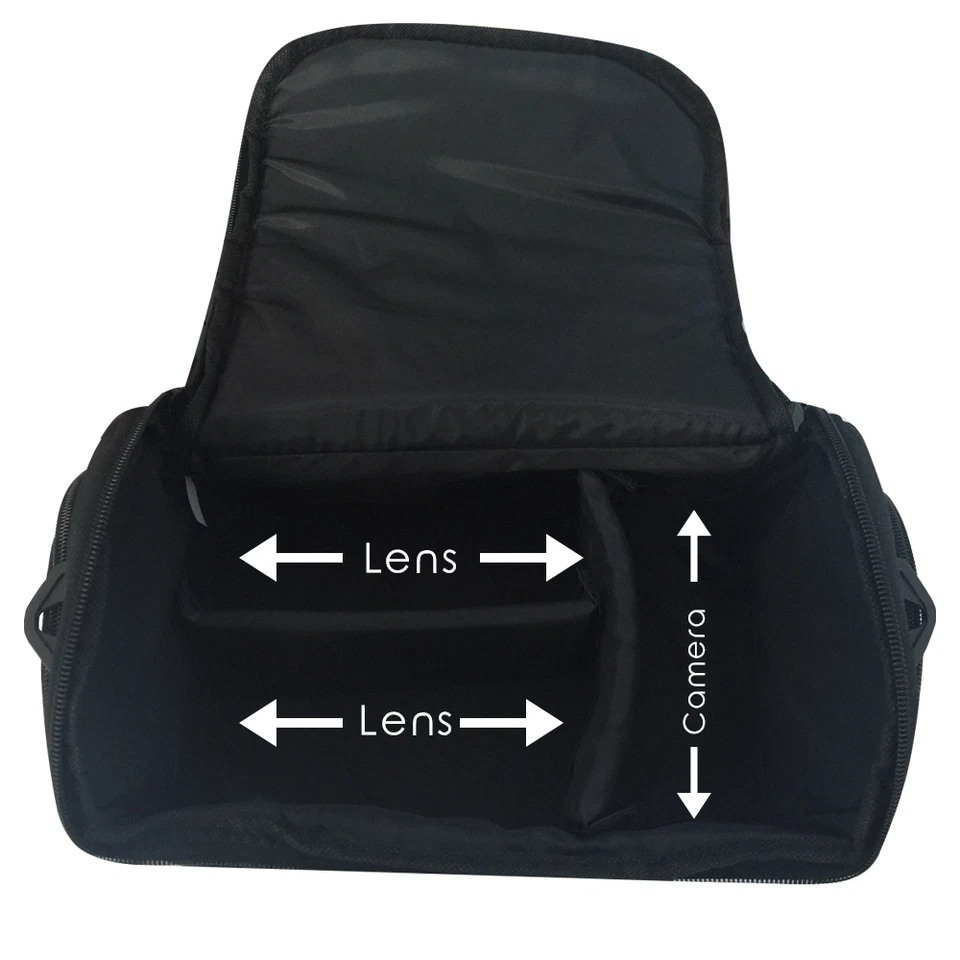 Capa grande para câmera profissional I3ePro para Nikon Canon Sony Pentax e câmera SLR - Imagem 3 de 4