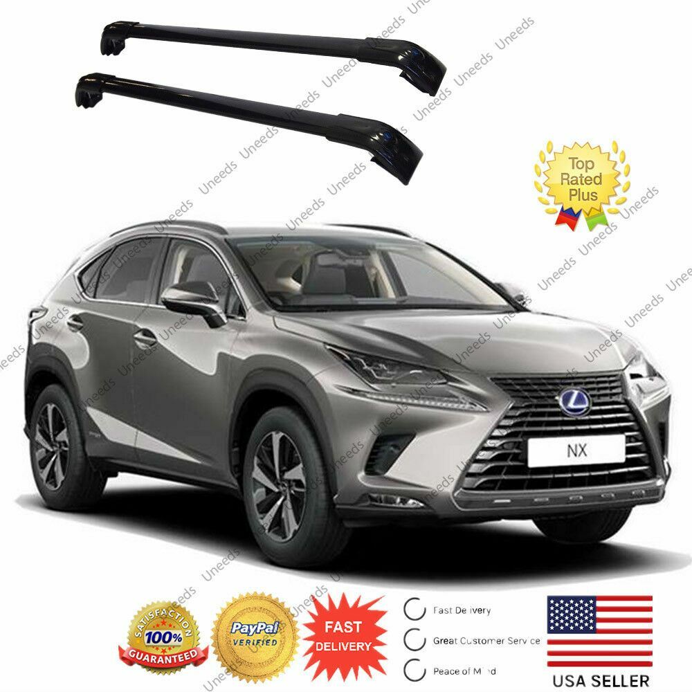 Black Top Roof Rack For LEXUS NX200t NX300H 2015-2021 Baggage