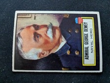 1952 Topps Look 'N See Card # 93 Admiral George Dewey - Navel Hero (VG/EX)