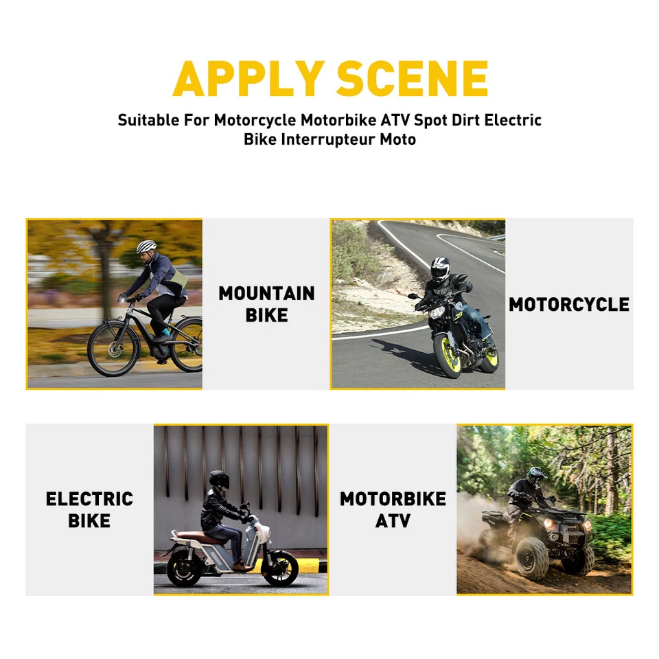 3-MODE мотоцикла 7/8 «руль фары противотуманный прожектор вкл выключатель управления - Изображение 2 из 4