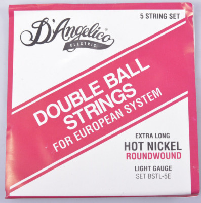 D'Angelico Strings Bass-Saiten 5-string Light Long 041-126 Bass Gitarre Set