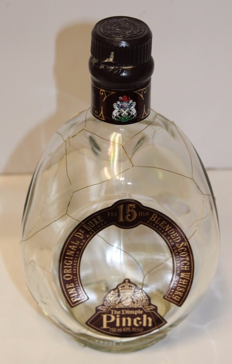 The Dimple Pinch 15 Yr Blended Scotch Whisky EMPTY 8