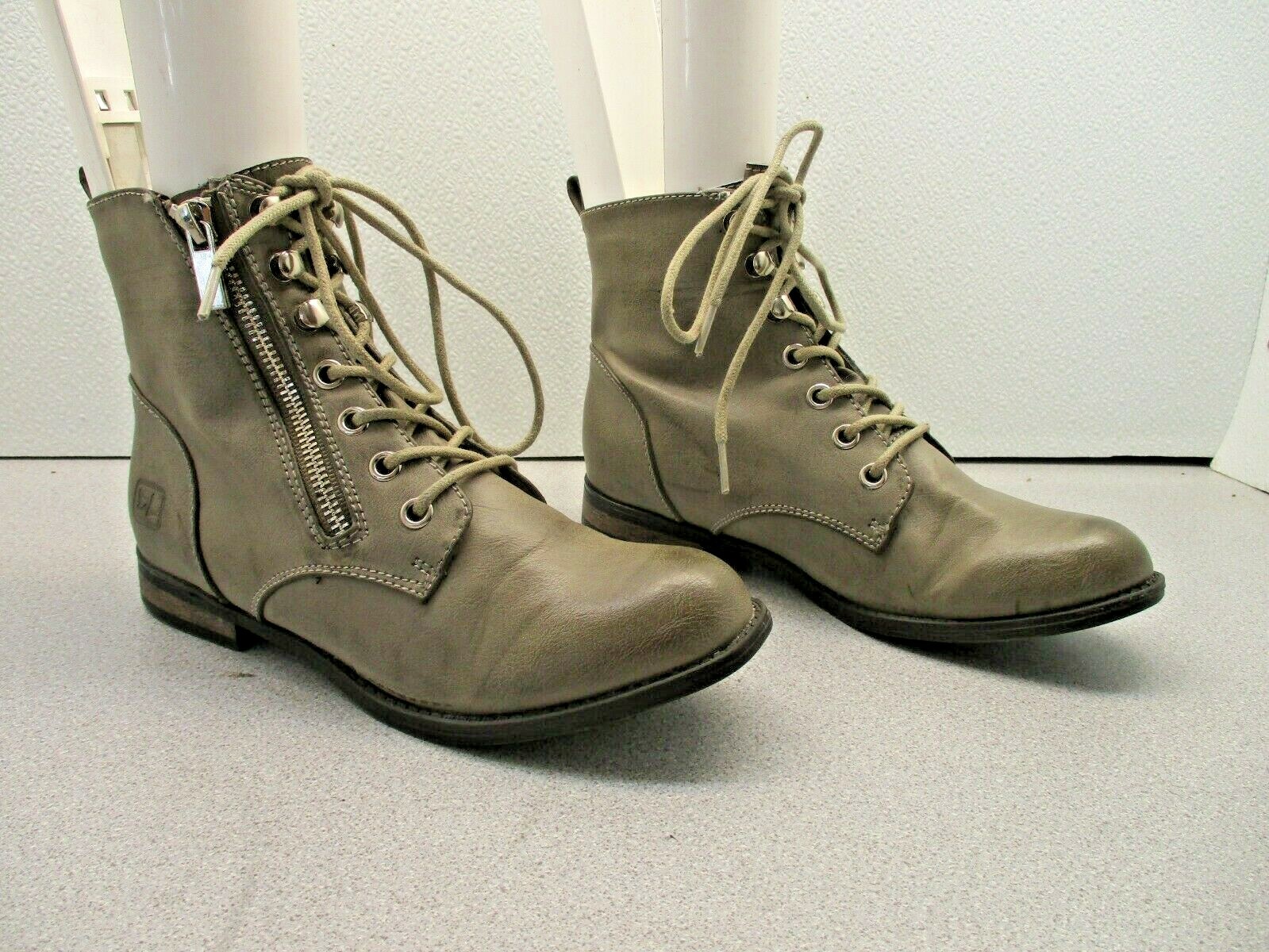 Zip Motorcycle Riding Ankle Boots WMS 