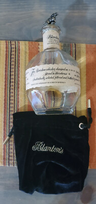 Blanton's Empty Bottle with Original Bag Unwashed