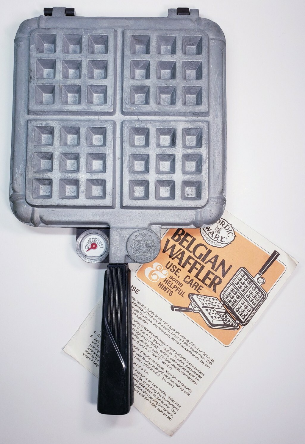 nordic ware stovetop waffle iron