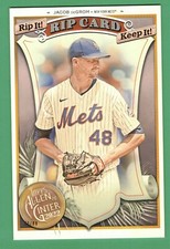 2022 TOPPS ALLEN & GINTER JACOB DEGROM BOX LOADER TRIPLE RIP UNRIPPED 87/88 METS