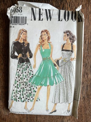Simplicity New Look Pattern #6058 Misses Dresses & Jacket Sizes 6-16 UNCUT