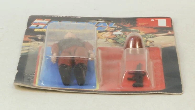 De colección GI Joe Knock off Defensa Nacional Años 80 Dólar General Cardado Raro #2 Foto 4 de 4