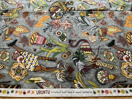 Ubuntu by Paintbrush Studio Fabrics 1 Yard Pattern #120-99783 Vintage - Picture 6 of 10