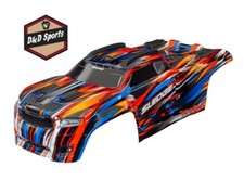 Traxxas 9511-ORNG - Body, Sledge, orange painted, decals applied Sledge