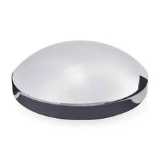 Trux THUB-858 Wheel Accessories   Hub Cap, Rear, Chrome, Metal, 8" Diameter &