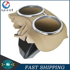 Dual Cup Holder Bracket Beige For 06-11 Mercedes-benz W219 C219 Cls550 Cls 55 63