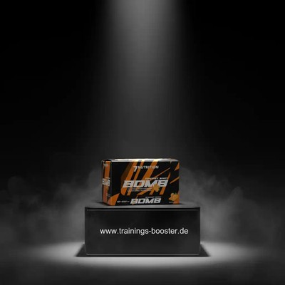 Bomb Energy Pre Workout Booster Shot 12x100ml Orange