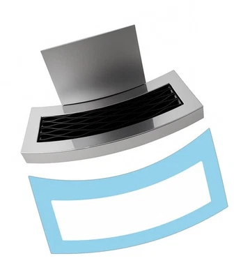 SCHUTZFOLIEN-LOEW 3x Schutzfolie für Jura E8 (NUR ED Modell) Tassenablage Tropfblech