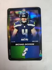 2024 UNO Elite Michael Dickson Dual Color Foil Green / Blue #052 Seahawks