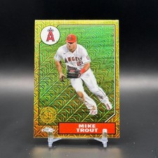 Mike Trout 2022 Topps #T87C2-47 1987 35th Anniversary Chrome Angels