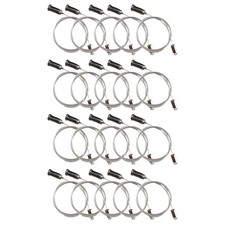 20 Pieces Hexagon Garage Lights Suspension Cables Kit Steel Hanging Chains