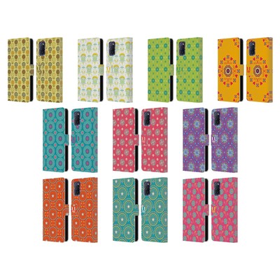 HEAD CASE DESIGNS BOHEMIAN PATTERNS LEATHER BOOK WALLET CASE FOR OPPO PHONES