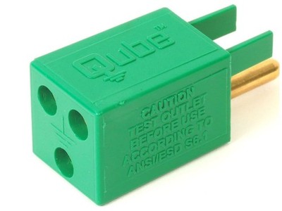 Prostat Q007T ESD Grounding Cube - Tube of 5