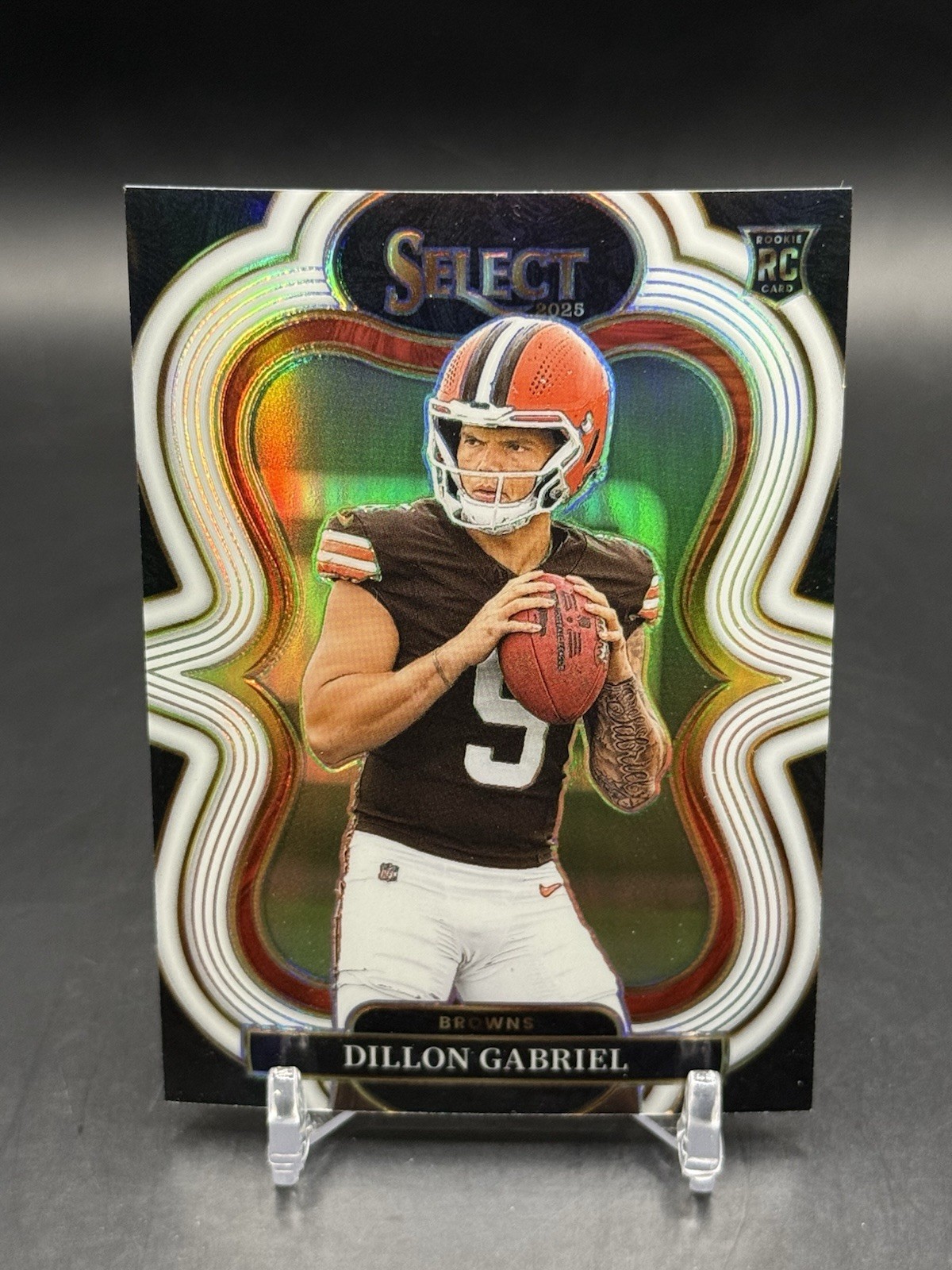 2025 Panini Select Suite Level White Prizm DILLON GABRIEL RC 33/35 BROWNS 🔥🔥