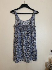 American Eagle Blue Floral Mini Sun Dress Size Medium