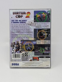 Virtua Cop 2 Manual & Box Only No Game (Sega Saturn) - No Disc