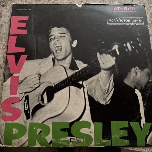 ELVIS PRESLEY SELP TITLED DEBUT LP ALBUM c.1956 on RCA LPM-1254 RARE