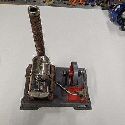 Vintage 1960's Wilesco Steam Powered Toy - West Germany