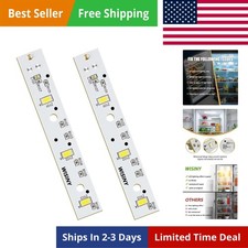 WR55X26671 Refrigerators LED Light Board 2PCS Compatible for GE LED Refrigera...
