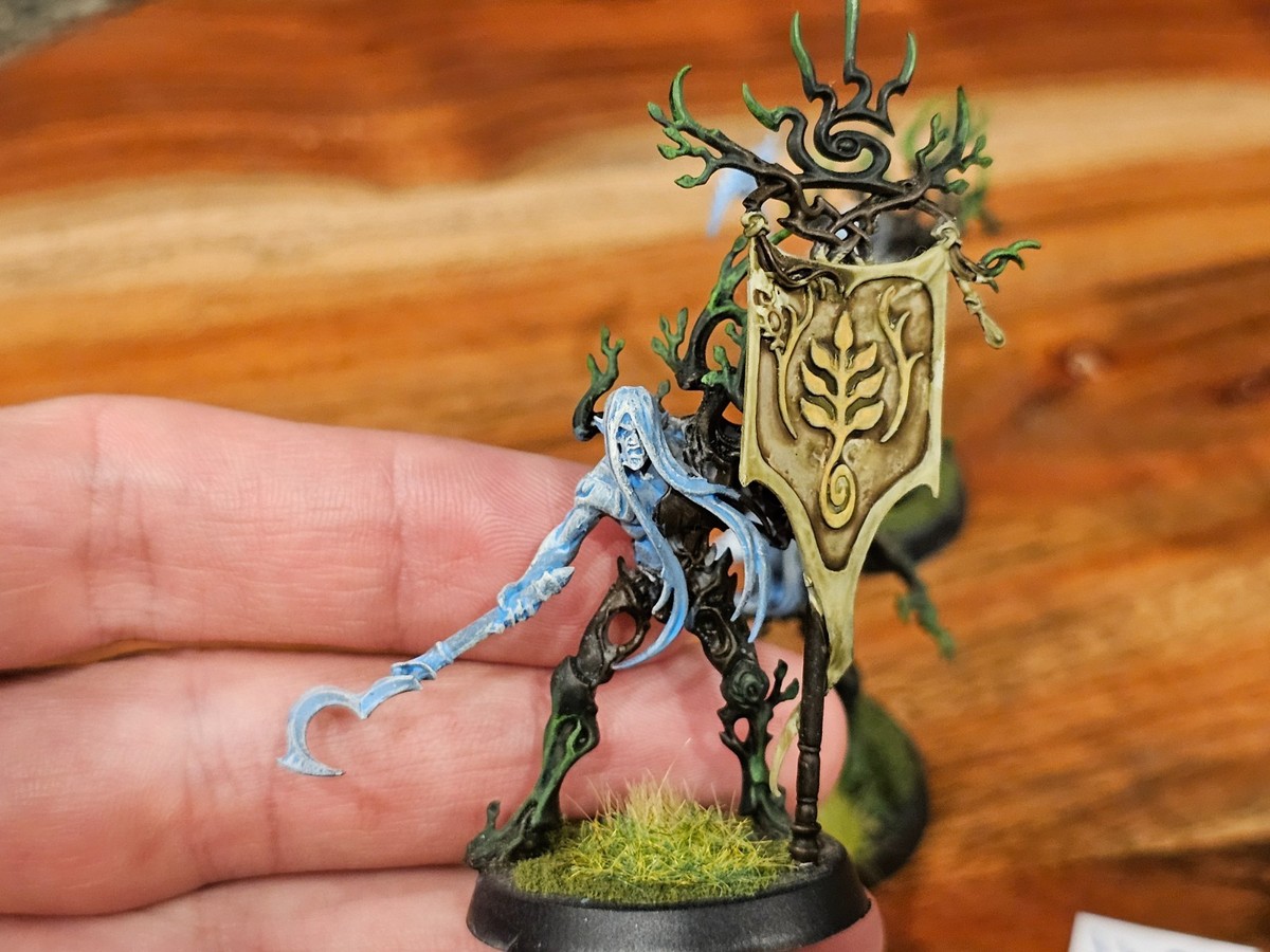 Warhammer Fantasy AOS Sylvaneth Tree-Revenants Well Painted x5