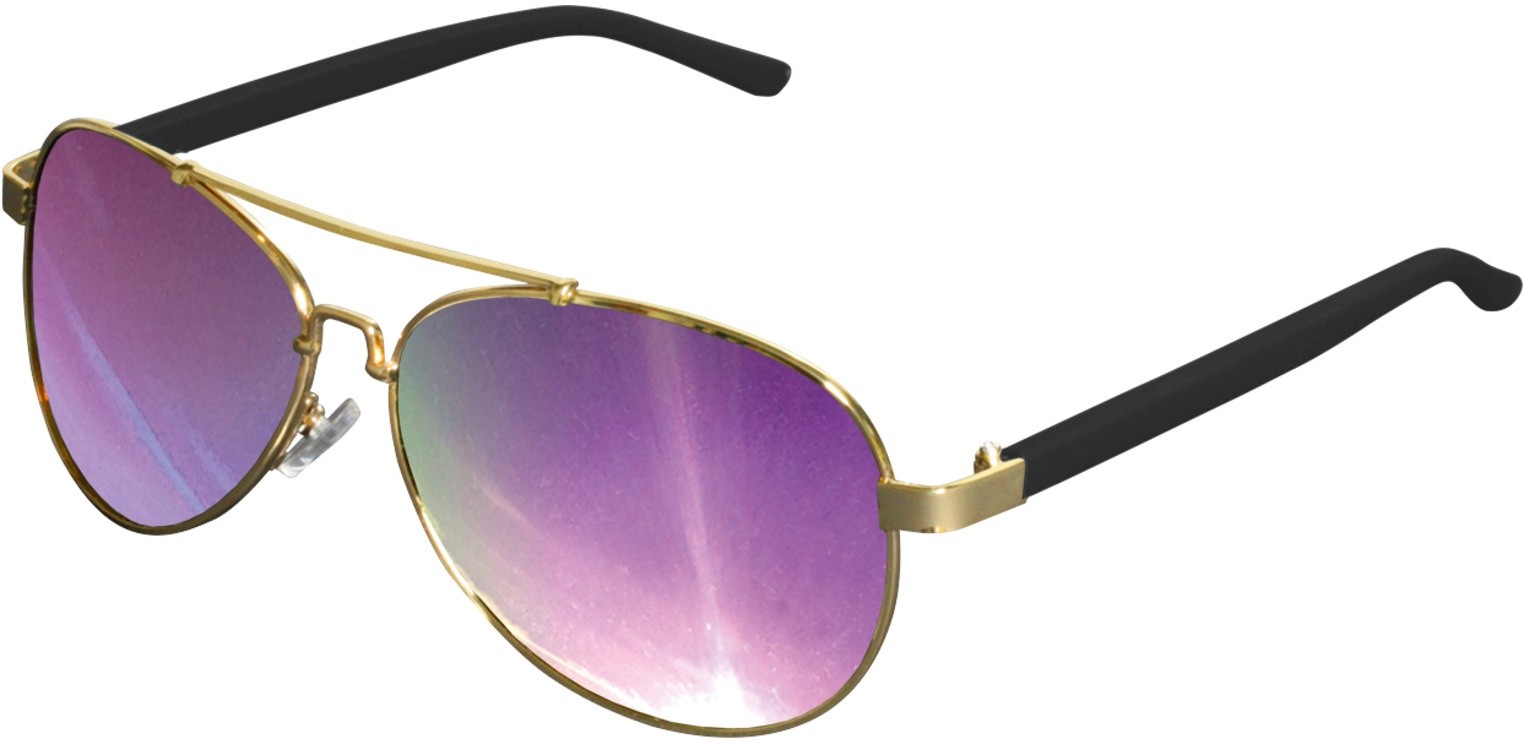 MSTRDS Sonnenbrille Sunglasses Mumbo Mirror Gold/Purple