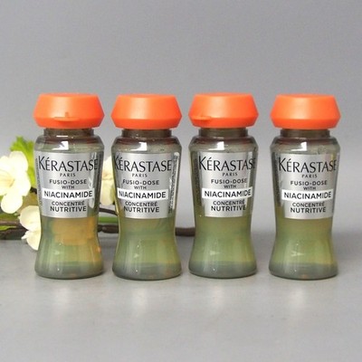 4 VIALS Kerastase Fusio Dose with Niacinamide Concentre Nutritive 4 X 12ml