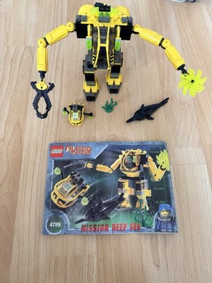 LEGO Alpha Team Mission Deep Sea AT Aquatic Mech Set 4789 100% Komplett + BA