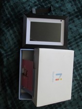 NexFoto Elite 8 Wood Digital Photo Frame - 8" 32 GB Wifi Touch Screen