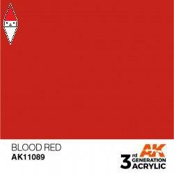 ACRILICO MODELLISMO AK INTERACTIVE BLOOD RED 17ML