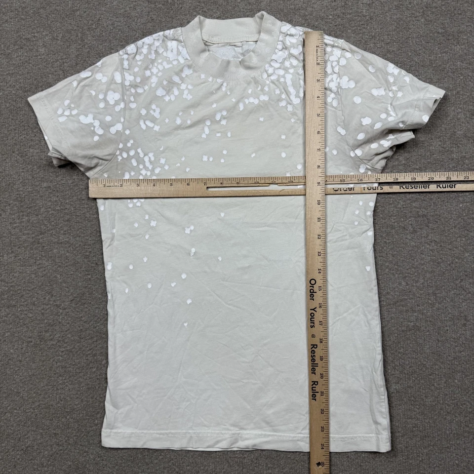 Camisa para mujer H&M x Maison Margiela talla XS blanca manga corta cuello redondo rara Foto 4 de 4