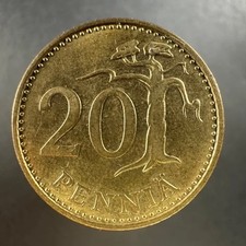 1983 Finland 20 Pennia Strong Details