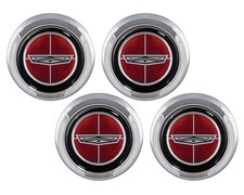 Magnum 500 Wheel Center Caps Set Of 4 2.125in Hole Torino Maverick New
