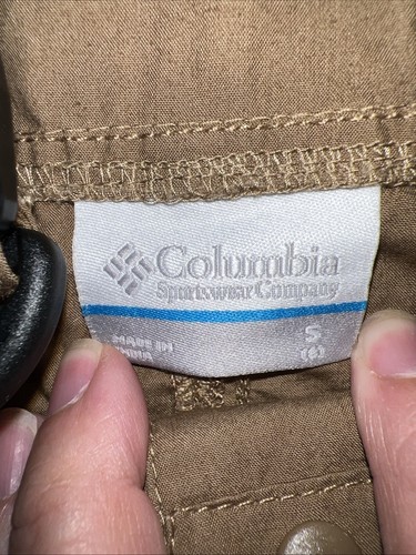 Columbia Girls Washed Out Playsuit One Piece Sz Youth Small & Khaki Brown-New - Picture 3 of 6