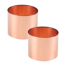 Copper Sheet Roll Metal Foil Plate 1000mm x 50mm x 01mm 2Pcs 24.90 per metre