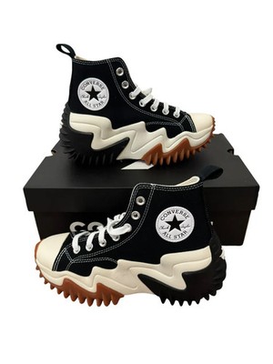 NEW Converse Run Star Motion Hi Black White Gum Honey 171545C Unisex M4.5/W6