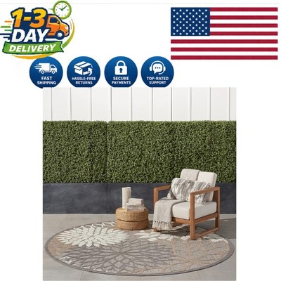 Stylish 7'10'' Round Rug - Enhances Decor with Comfort & Non-Shedding Features
