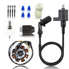 Voltage Regulator Rectifier Ignition Coil Stato Spark Plug for Polaris Outlaw 50