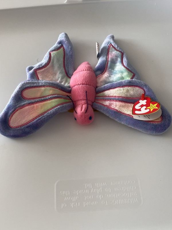 Ty Beanie Babies Flitter Butterfly Vintage 1999