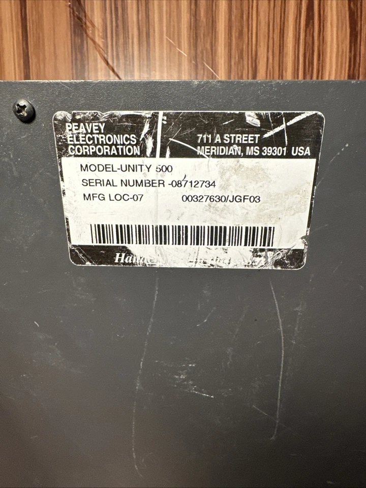 Peavey Unity Series 500 Mixer - 14 Channel Compact Stereo Mixer Black USA Made - Image 4 of 4