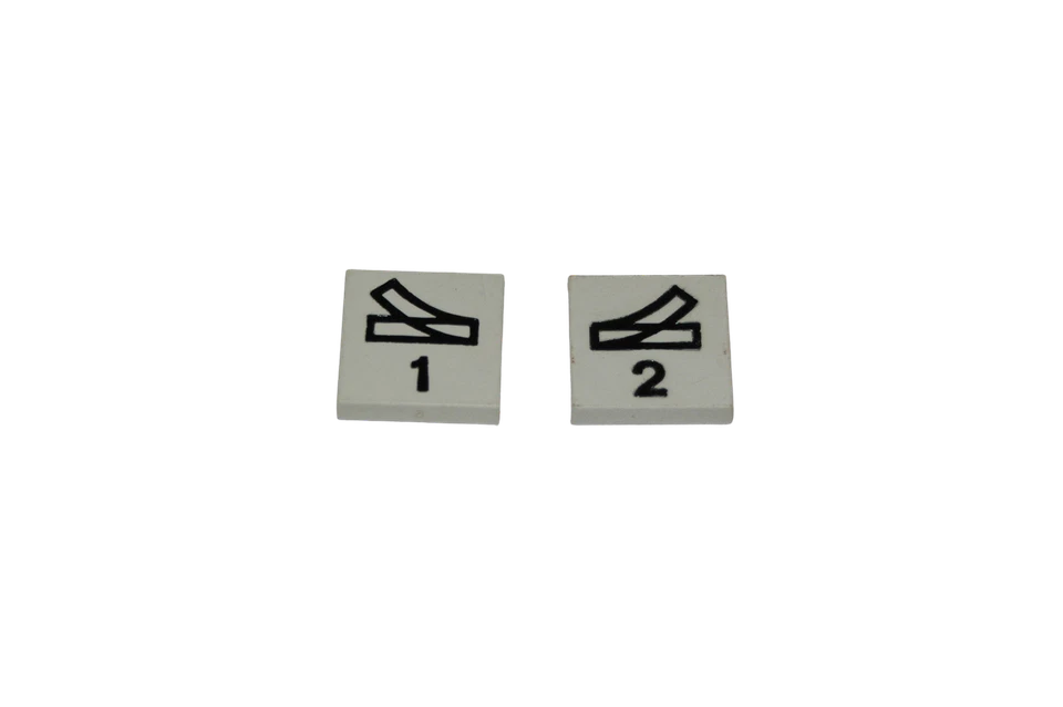 2 Lego® Eisenbahn 12V TRAIN Kachel 2x2 für blaue Weichen SWITCH POINTS ZUG - Bild 1 von 1